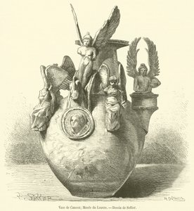 Canosan maljakko, Louvre-museo (kaiverrus) tekijältä French School