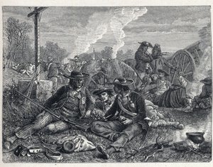 Vendee Wars (1793-1796): vendee-kapinallisten leiriytys. tekijältä French School