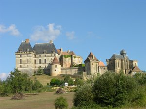 Näkymä Bironin linnalle, 1400-1500-luku (katso myös 245254) tekijältä French School