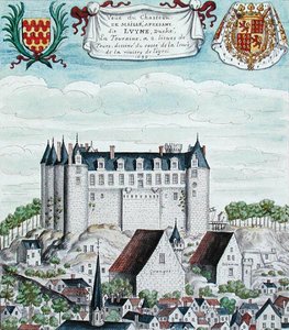 Näkymä Chateau de Maillelle Tourainessa tekijältä French School