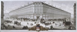 Näkymä Magasins du Louvre -tavaratalolle, Pariisi, 1866 tekijältä French School