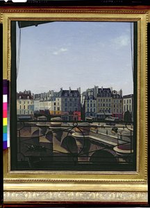 Näkymä nave täytetyillä pyöreillä ikkunoilla tekijältä French School