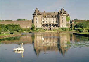 Näkymä linnan länsijulkisivulle tekijältä French School