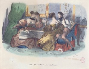 Siinä se, tasavaltojen parhaat puolet, Karikatyyri vuoden 1848 vallankumouksesta tekijältä French School