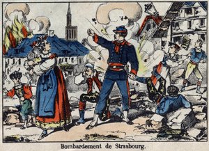 Ranskan ja Preussin välinen sota 1870: Strasbourgin piiritys ja pommitukset tekijältä French School