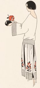Naisten muoti 1920-luvulta (värilitro) tekijältä French School