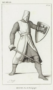 XII vuosisata, Hugh, Burgundin herttua (kaiverrus) tekijältä French School