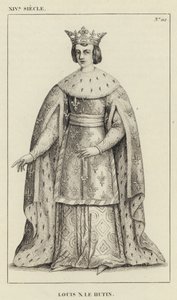 XIV vuosisata, Louis X le Hutin (kaiverrus) tekijältä French School