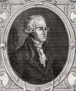 Nuori Robespierre Louis Blancin (1811-82) "Histoire de la Revolution Francaisesta" tekijältä French School
