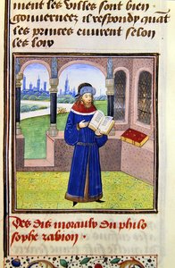 Zabion, Histoire des Philosophes, 1400-luvun loppu (vellum) tekijältä French School