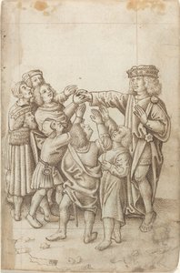 "Älä anna oikeaa kättäsi kaikille ja kaikille" [fol. 13 recto] tekijältä French early 16th Century