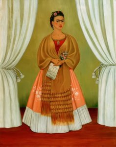 Leon Trotskille omistettu omakuva tekijältä Frida Kahlo