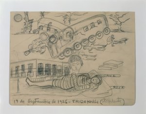 Onnettomuus tekijältä Frida Kahlo