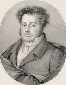 Säveltäjä Heinrich Marschnerin muotokuva 1795-1861. tekijältä Friedrich August Fricke