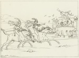 Kuvitus Goethes Faustille tekijältä Friedrich August Moritz Retzsch