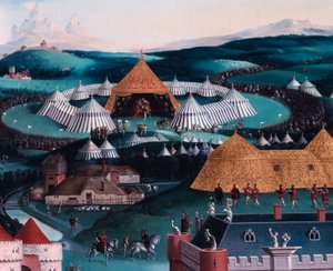 Francois I:n ja Henry VIII:n haastattelu Golden Sheet -leirillä 7. kesäkuuta