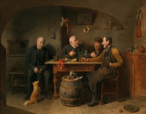 Saksa: Neljä miestä tavernassa A Tavernakohtaus