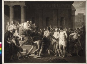 Brutus tuomitsee poikansa tekijältä Friedrich Heinrich Fuger