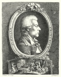 Friedrich Schiller, saksalainen runoilija, näytelmäkirjailija ja filosofi (kaiverrus) tekijältä Friedrich Kirschner