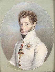 Arkkiherttua Ludwig Lieder Litho värillinen tekijältä Friedrich Lieder
