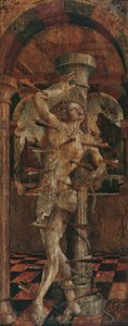 St. Sebastian (sisällä) ja St. Sebastian (ulkopuolella) tekijältä Friedrich Pacher