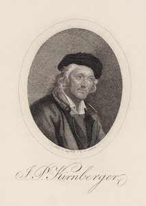 Säveltäjä Johann Philipp Kirnbergerin muotokuva 1721-1783.