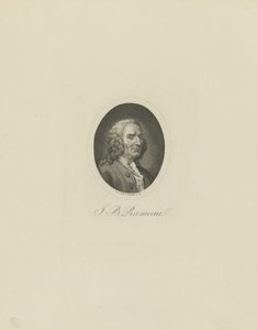 Muotokuva säveltäjä Jean-Philippe Rameausta 1683-1764, 1802.
