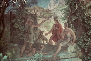 Odysseus sikapaimenessa Eumaeus, Kohtauksia Odysseiasta