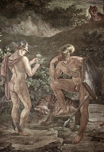 Odysseus Circen saarella, kohtauksia Odysseiasta