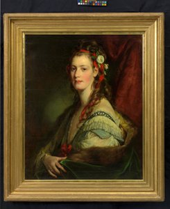 Marie Paterno,  o.s. Nemetschke, myöhemmin Amerling ja Hoyos (taiteilijan neljäs vaimo)