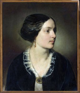 Muotokuva kreivitär Katarzyna Potockasta (1825-1907), s. Branicka - Friedrich Ritter von Amerling (1803-1887). Öljy kankaalle tekijältä Friedrich von Amerling