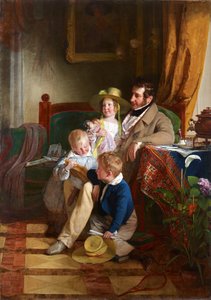 Rudolf von Arthaber ja hänen lapsensa Rudolf, Emilie ja Gustav