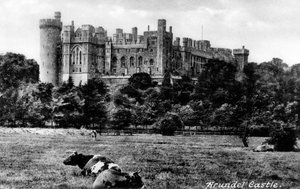 Arundelin linna, Länsi-Sussex, 1900-luvun alku.