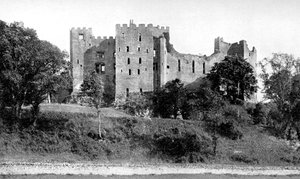 Ludlow Castle, Shropshire, Englanti, 1924-1926. tekijältä Frith and Co