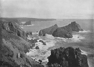 Old Lizard Head ja Kynance Cove, c1896 tekijältä Frith and Co