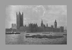 The Houses of Parliament, Lontoo, 1900