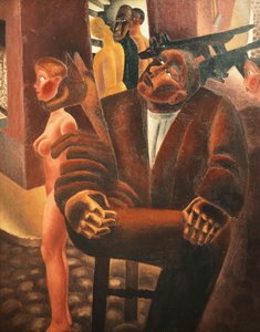 unelmoiminen; Le Reve Eveille - Dream at Wake, n. 1926-27 (öljy kankaalle)