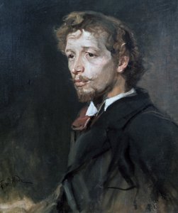 "Nuoren miehen muotokuva", n. 1880 tekijältä Fritz Karl Hermann von Uhde