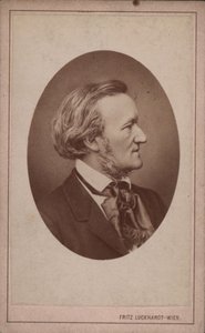 Säveltäjä Richard Wagnerin muotokuva 1813-1883, n. 1875.