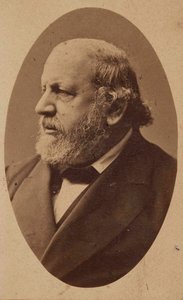 Säveltäjä Ferdinand von Hillerin muotokuva 1811-1885 n. 1880.