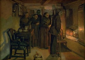 Kuolinsängyssä tekijältä Fritz Syberg