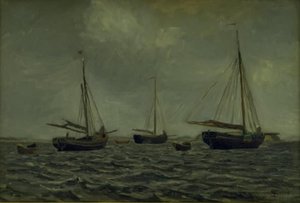 Laivat Anchorissa tekijältä Fritz Syberg