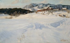 Fleskumin maatila tekijältä Fritz Thaulow