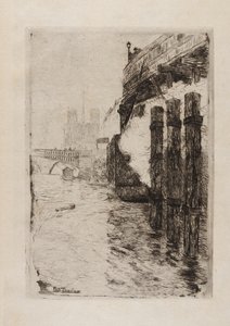 Laiturin silta tekijältä Fritz Thaulow