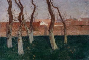 Walled Garden, 1893 tekijältä Frits Thaulow