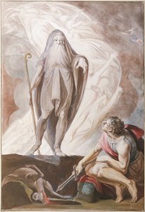 Teiresias ennustaa valokuvan Odysseukselle, 1780-1783