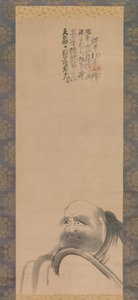 Daruman muotokuva, 1600-luvun alku. tekijältä Fugai Ekun