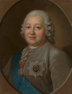 Kenraali kreivi Nikita Ivanovitš Paninin muotokuva 1718-1783, 1770-luku. tekijältä Fyodor Stepanovich Rokotov