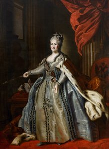 Muotokuva keisarinna Katariina II:sta (1729-1796) par Rokotov, Fjodor Stepanovitš (1735-1808). Öljy kankaalle, 1700-luvun toinen puolisko, Valtion A. Radishchevin taidemuseo, Saratov tekijältä Fyodor Stepanovich Rotokov
