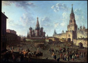 "Punainen tori Moskovassa", 1801.